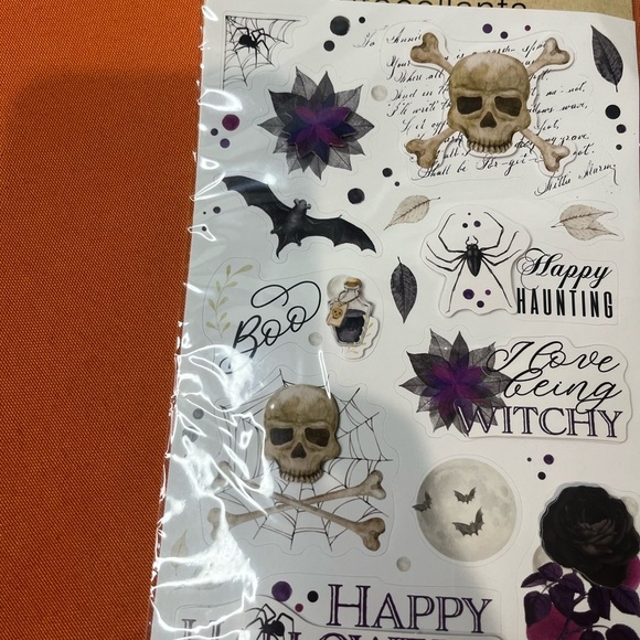 Halloween Sticker Set - Black, Orange, White - Picture 2 of 9